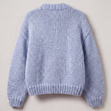 Handmade organic cotton crochet cardigan by Ana Chic