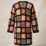 Handmade organic cotton crochet cardigan by Ana Chic