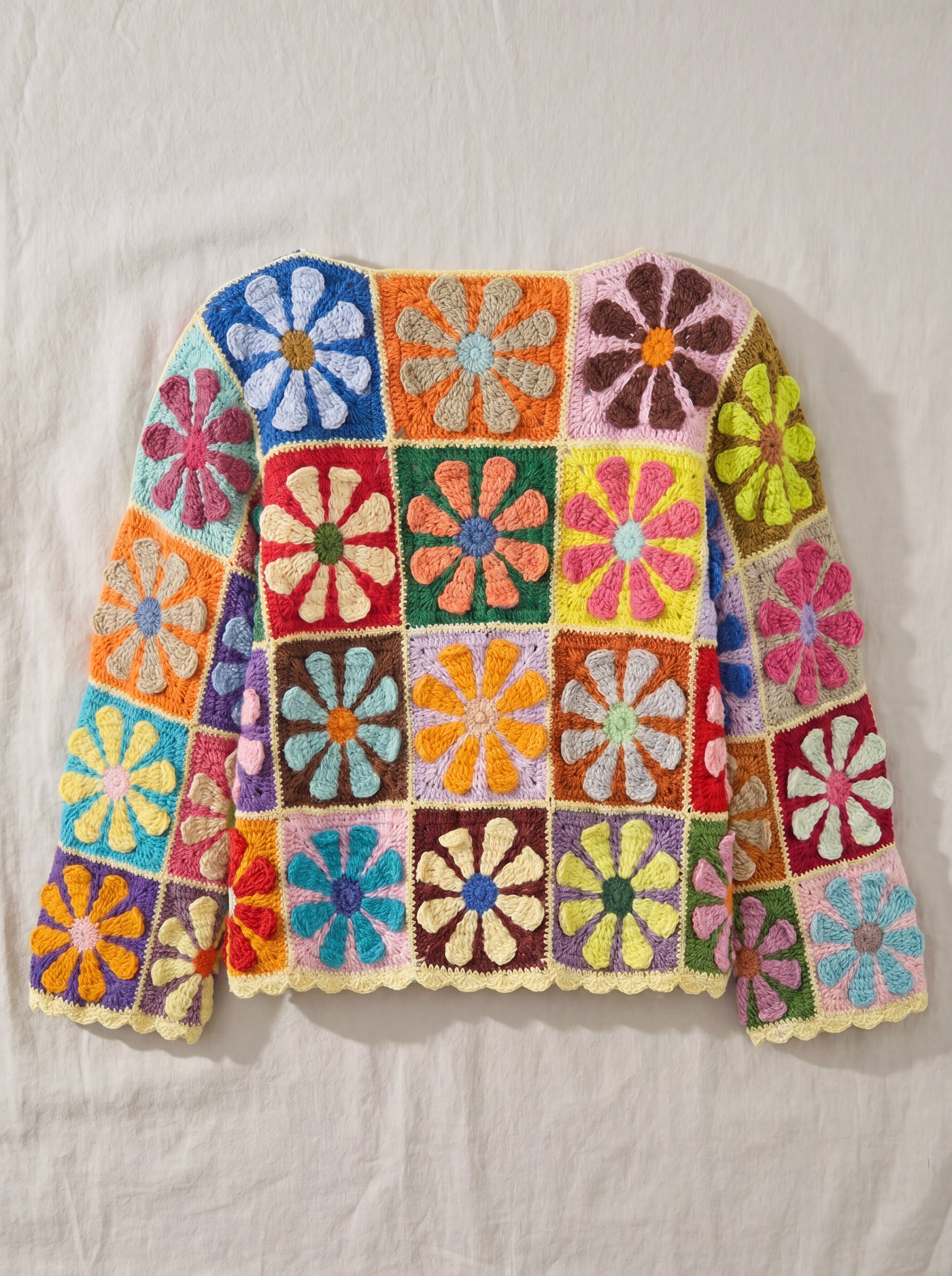 Handmade organic cotton cardigan by Ana Chic
