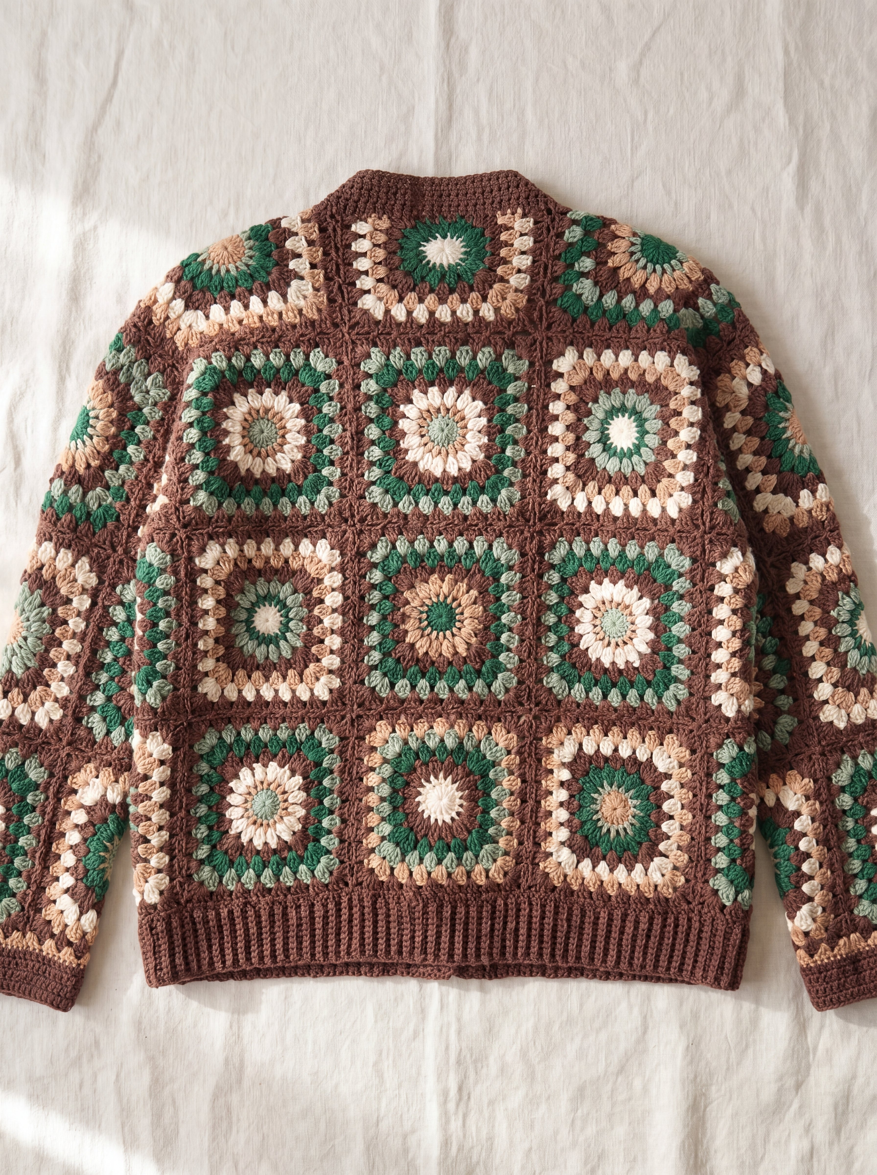 Handmade organic cotton cardigan by Ana Chic
