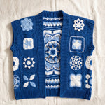 Handmade organic cotton vest by Ana Chic