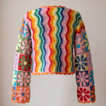 Handmade organic cotton crochet vest by Ana Chic