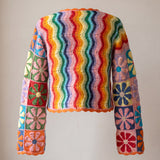 Handmade organic cotton crochet vest by Ana Chic
