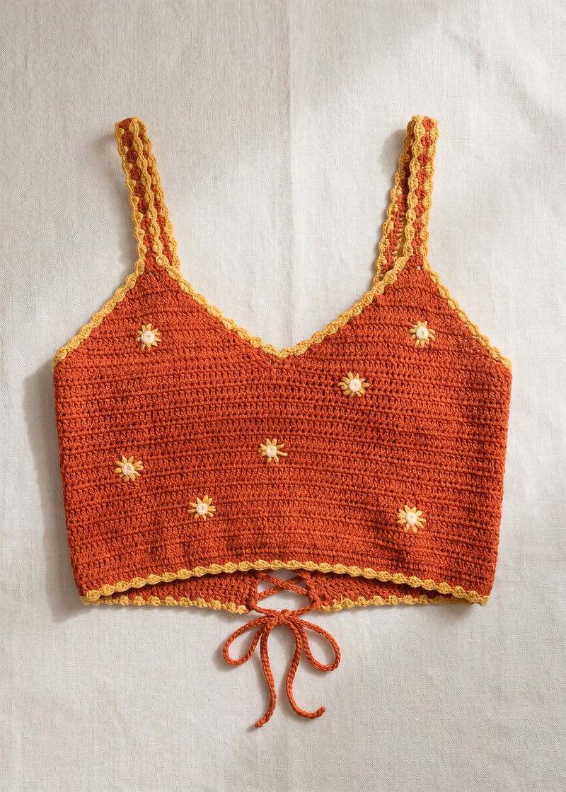 Handmade organic cotton top by Ana Chic