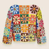 Flower jumper — handmade organic cotton crochet jumper by Ana Chic