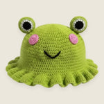 Frog Hat — handmade organic cotton crochet hat by Ana Chic