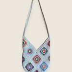Multicolor Crossbag — handmade organic cotton crochet bag by Ana Chic