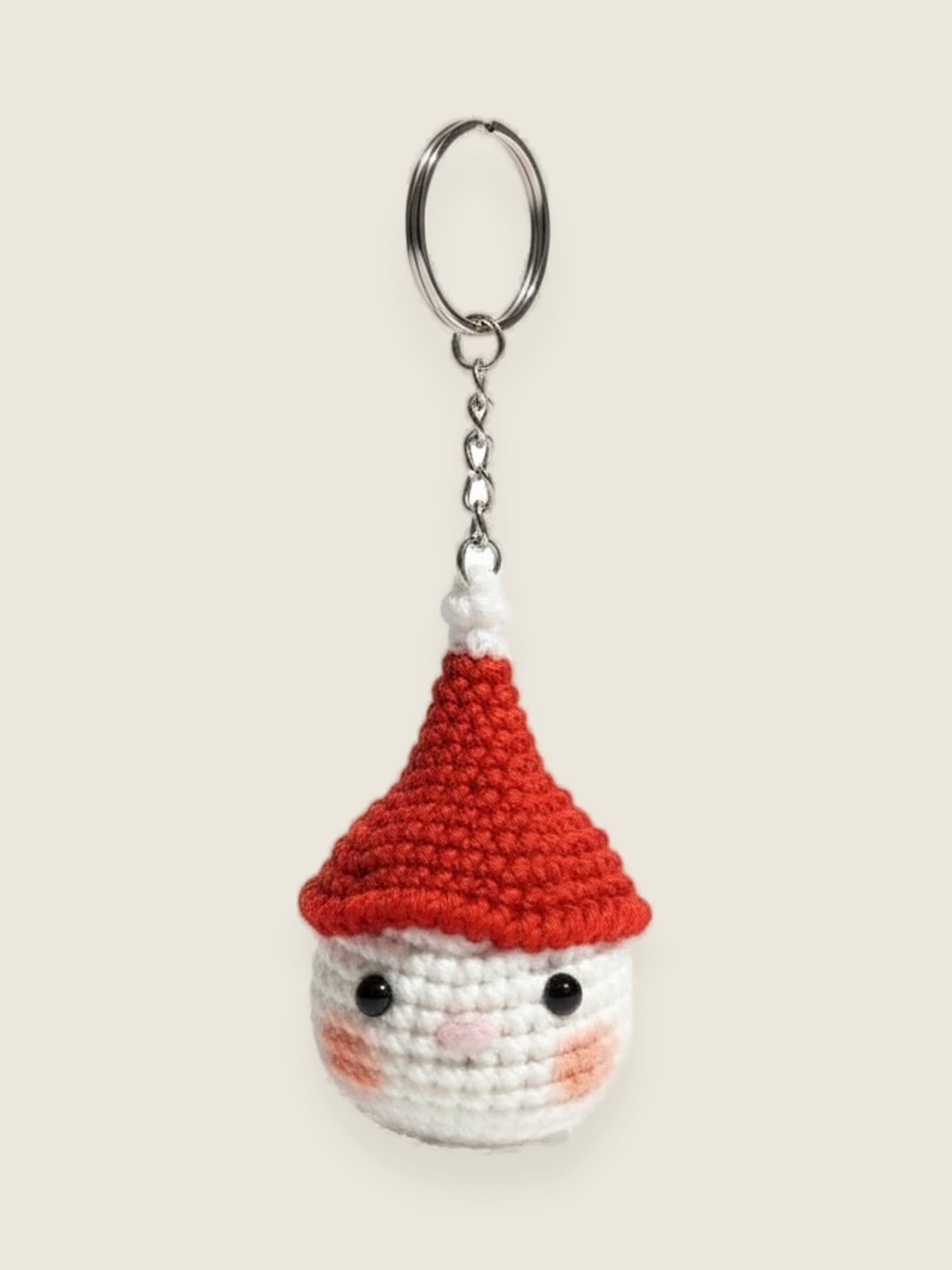 Kringle, handmade keyring by Ana Chic