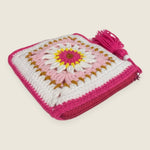 Mini — handmade organic cotton crochet accessories by Ana Chic, styled view