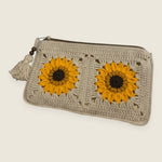 Pencil case — handmade organic cotton crochet accessories by Ana Chic, styled view