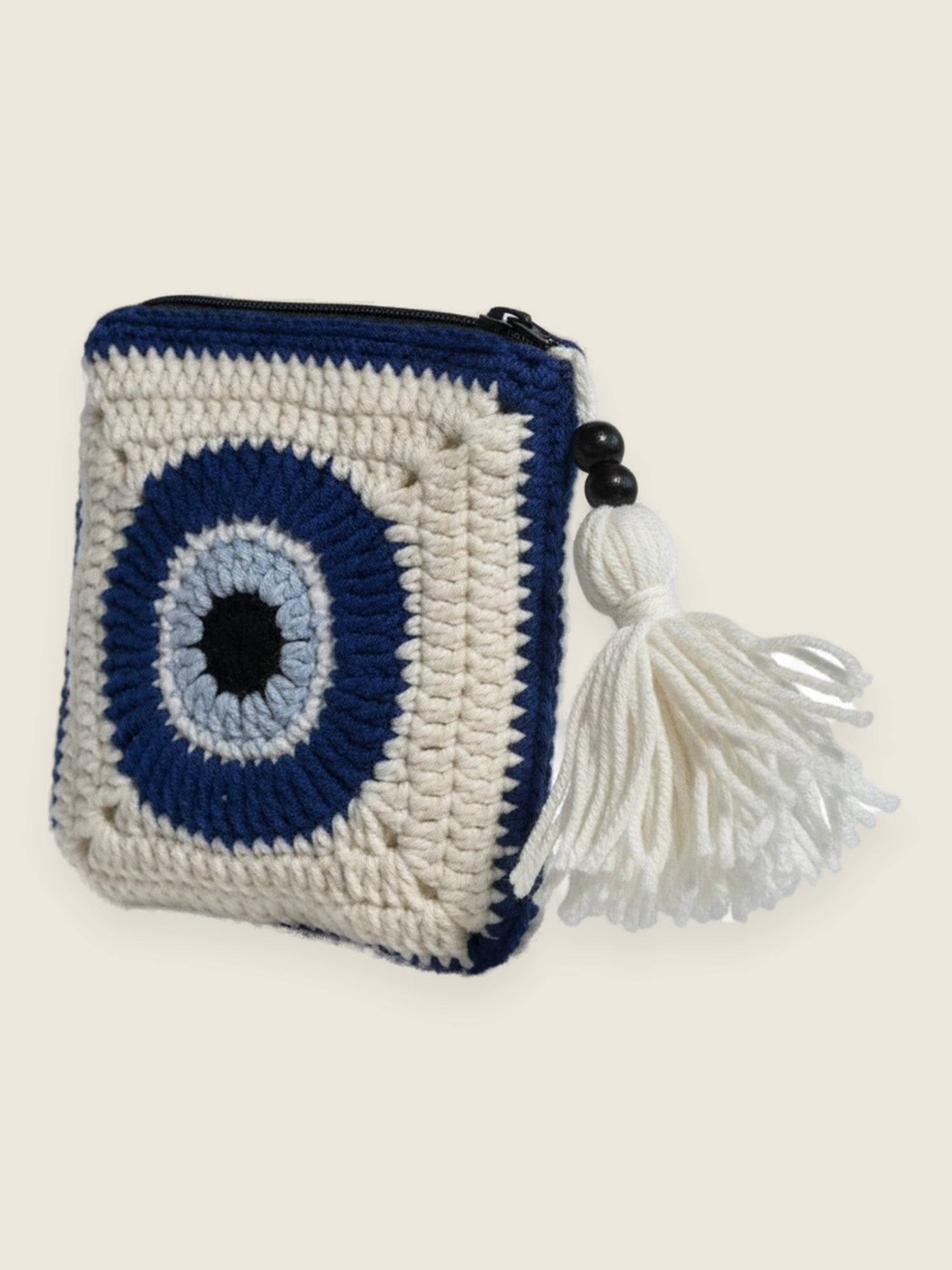 Mini — handmade organic cotton crochet accessories by Ana Chic, styled view