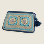 Pencil case — handmade organic cotton crochet accessories by Ana Chic, styled view