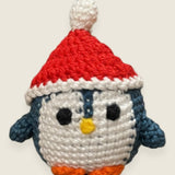 Penguin Keychain, handmade keyring by Ana Chic