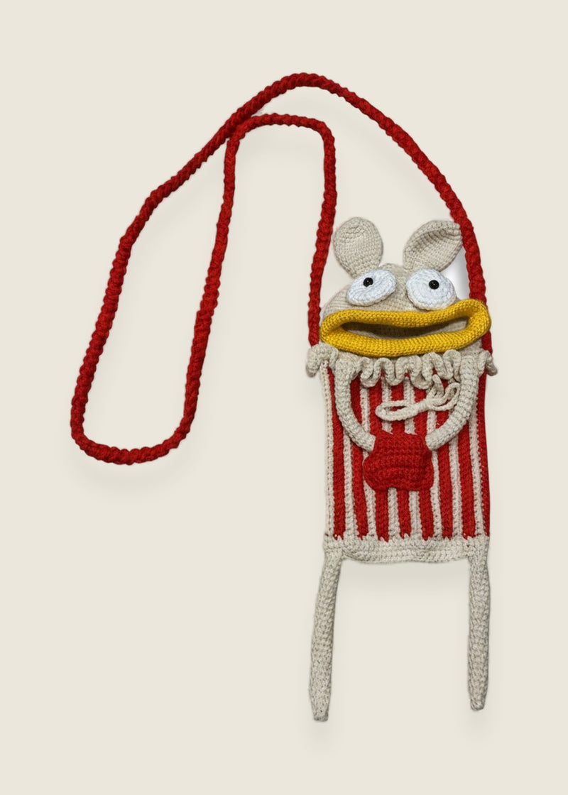Phone Bag — handmade organic cotton crochet bag by Ana Chic