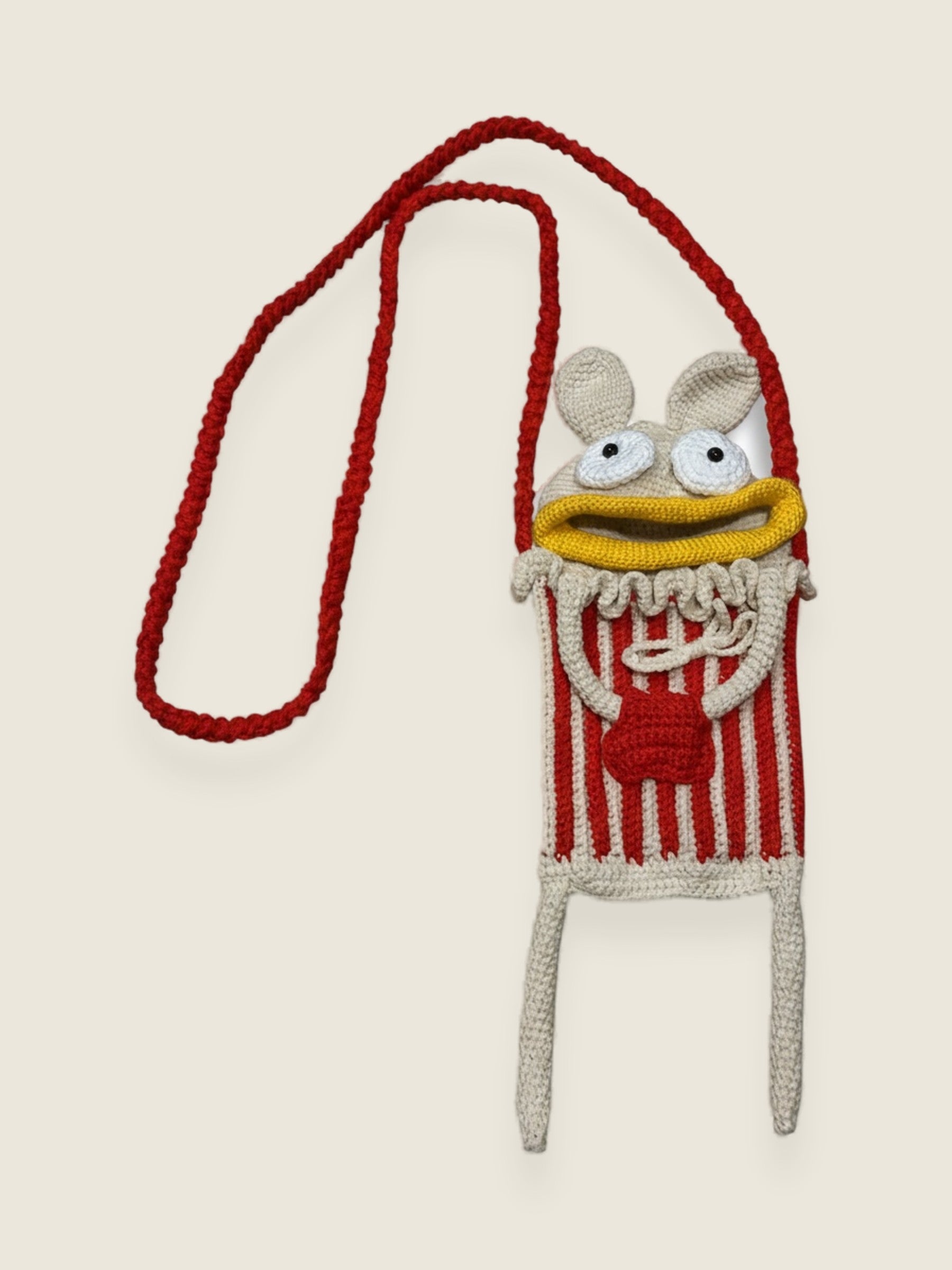 Phone Bag — handmade organic cotton crochet bag by Ana Chic