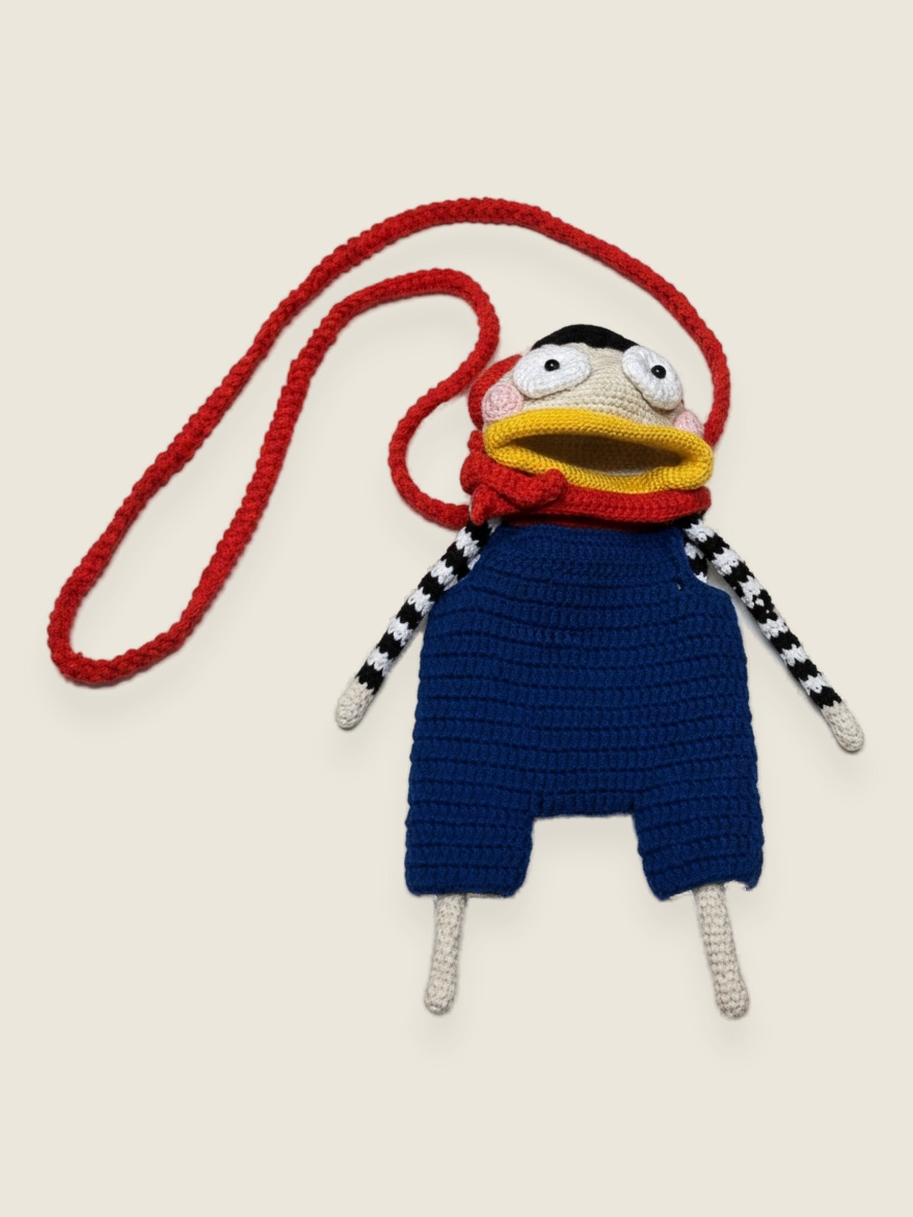 Phone Bag — handmade organic cotton crochet bag by Ana Chic, styled view