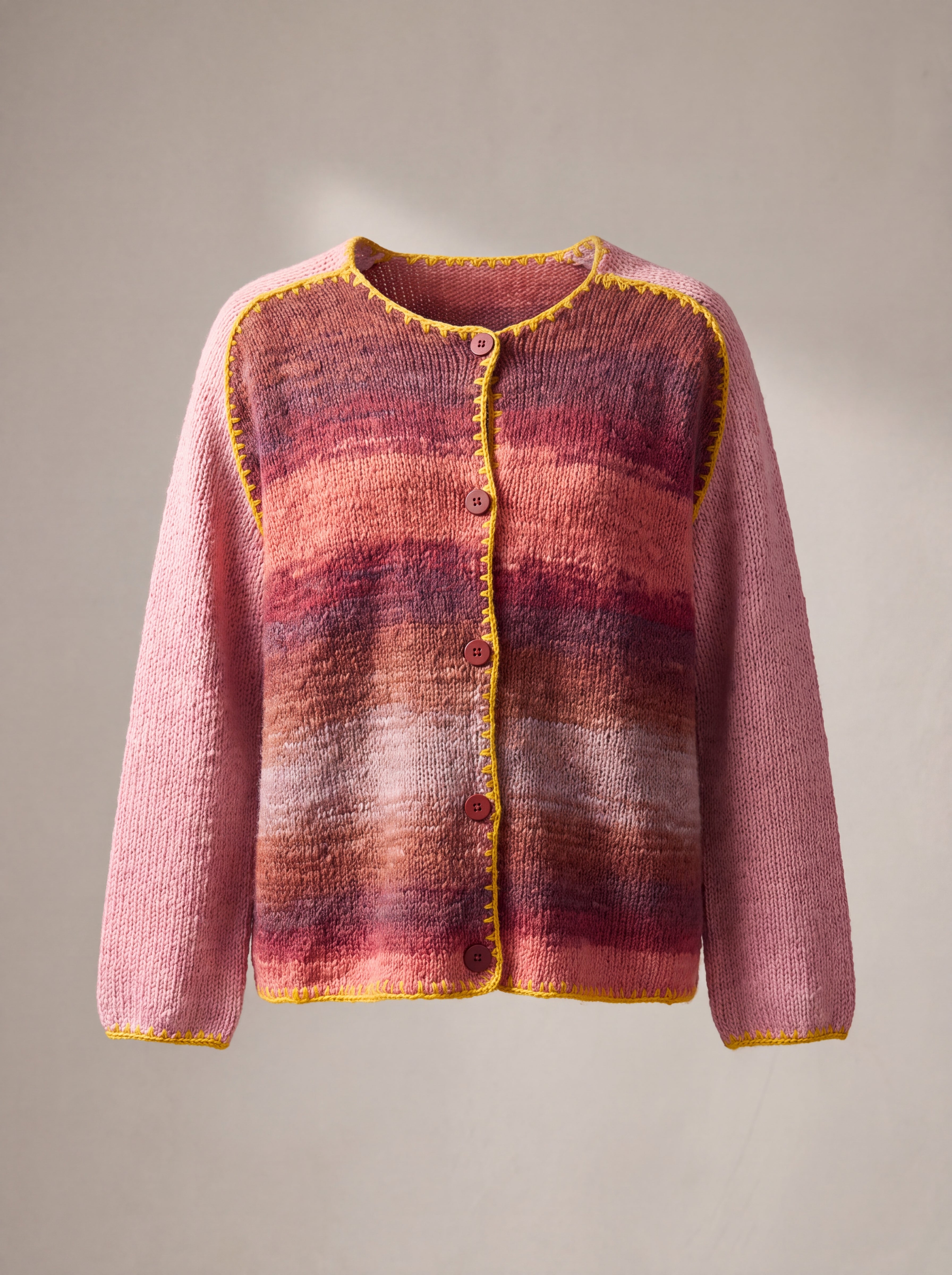 Handmade organic cotton crochet cardigan by Ana Chic