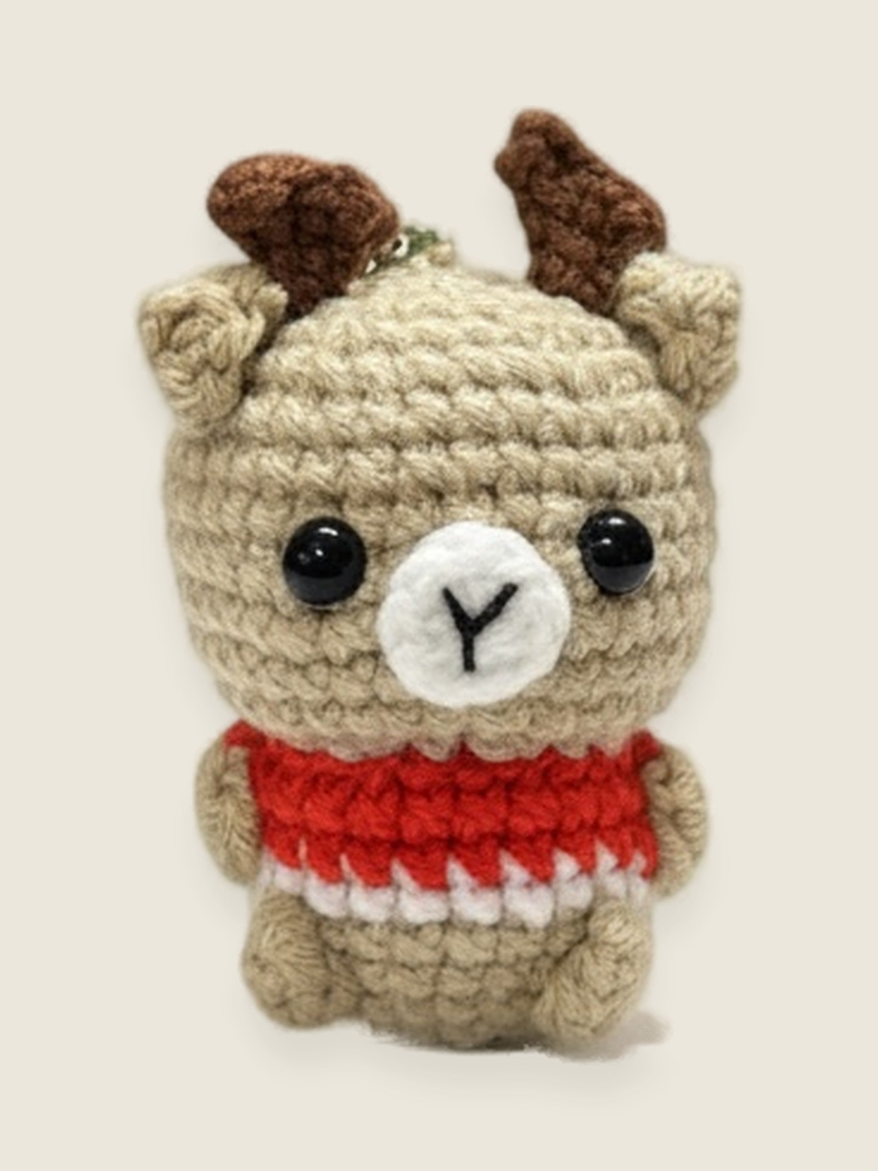 Nutmeg, handmade keyring by Ana Chic
