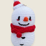 Snowball, handmade keyring by Ana Chic