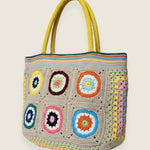 Circle Tote Bag — handmade organic cotton crochet bag by Ana Chic
