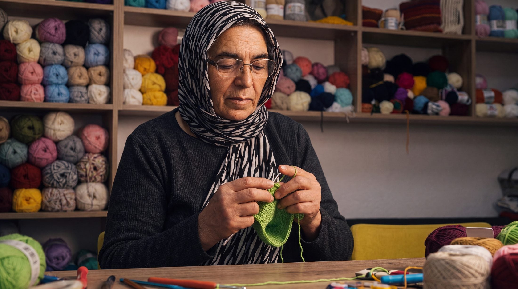 Organic cotton and wool